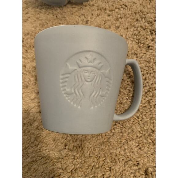 Starbucks Other - STARBUCKS 2019 Embossed SIREN Mermaid GRANDE GREY 16 OZ Coffee/Tea MUG